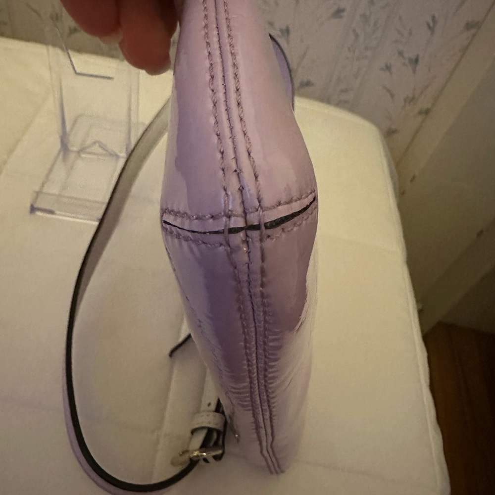 Kate Spade Patent Purple Crossbody w/Storybook Lining - Picture 10 of 14